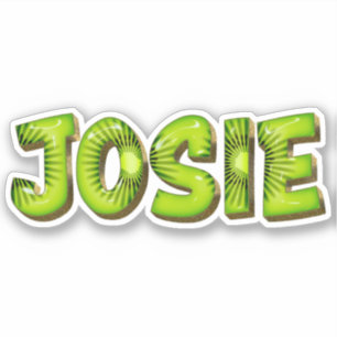 Josie Name Kiwi Design Aufkleber Sticker