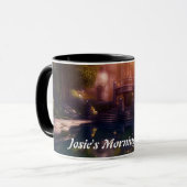 Josie's Morning Brew Personalisiert anpassbar Tasse (Vorderseite Links)