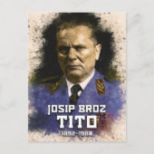 Josip Broz Tito 1892 - 1980 Präsident des SFRJ Postkarte (Vorderseite)