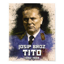 Josip Broz Tito 1892 - 1980 SFRJ Farbportrait
