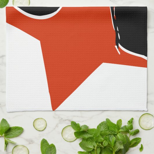 Josip Broz Tito Jugoslavija Geschirrtuch (Gefaltet)