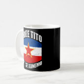 Josip Broz Tito Marsal Sfry Jugoslawien Kaffeetasse (Vorderseite Links)