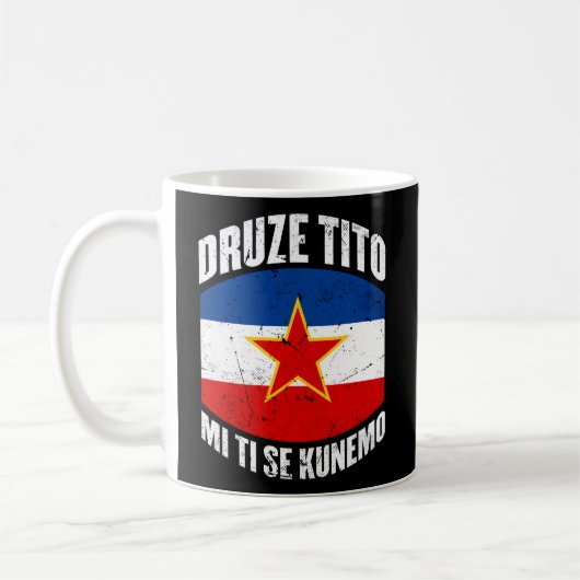 Josip Broz Tito Marsal Sfry Jugoslawien Kaffeetasse (Links)