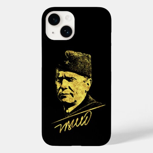 Josip Broz Tito Präsident Jugoslawien Case-Mate iPhone Hülle (Rückseite)