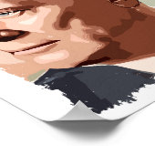 Josip Broz Tito, Präsident von Jugoslawien Farbe Poster (Ecke)