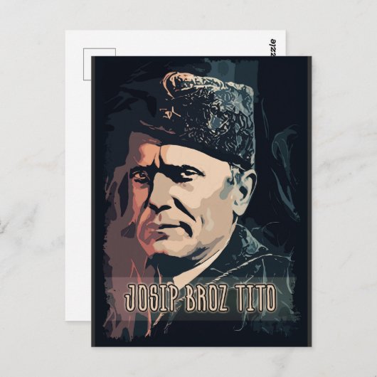 Josip Broz Tito Präsident von Jugoslawien SFRJ Postkarte (Vorne/Hinten)