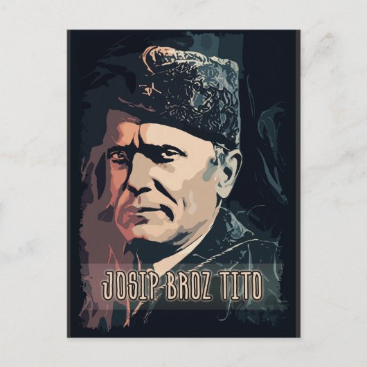 Josip Broz Tito Präsident von Jugoslawien SFRJ Postkarte (Vorderseite)