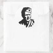 Josip Broz Tito  Runder Aufkleber (Tasche)