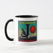 Joslyn Apple Crate Label Tasse (Links)