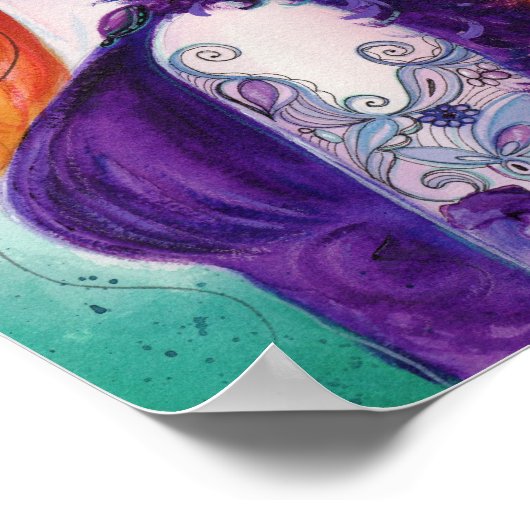 Joslyn Day of the Dead Poster Print By Renee (Ecke)