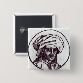 Josquin DES Pres Button (Vorne & Hinten)