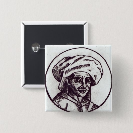 Josquin DES Pres Button (Vorne & Hinten)