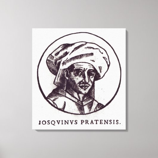 Josquin des Pres Leinwanddruck (Vorderseite)