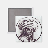 Josquin des Pres Magnet (Vorderseite/Rückseite)