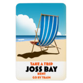 Joss Bay Kent Vintages Reiseplakat. Magnet (Vertikal)