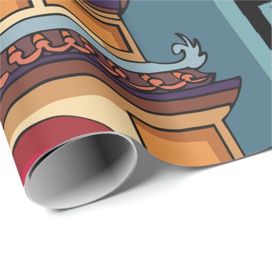 Joss House Geschenkpapier (Rolleneckpunkt)