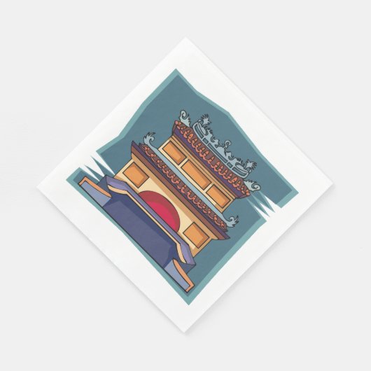 Joss House Serviette (Ecke)