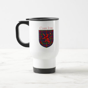Joss Tartan Scottish Kariert Lion Rampant Reisebecher