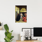 Josse Lieferinxe Saint Sebastian Cured von Irene Poster (Heimbüro)