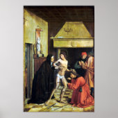 Josse Lieferinxe Saint Sebastian Cured von Irene Poster (Vorne)