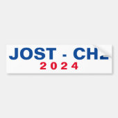 JOST CHE 2024 AUTOAUFKLEBER (Vorne)
