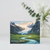 Jostedalsbreen Nationalpark Norwegen Postkarte (Stehend Vorderseite)