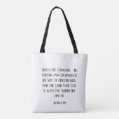 Josua 1:9 tasche (Rückseite)