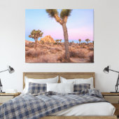 Josua Trees Sunrise Leinwanddruck (Insitu (Schlafzimmer))