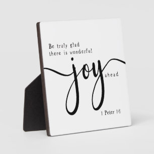 Jot 1 Peter 1:6 Bibelschrift Bauernhof Zeichen Fotoplatte