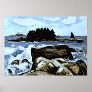 Jotham's Island (heute Fox), vor Indian Point Poster