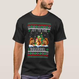 Joto the Eichhörnchen Ugly Xmas Santa Elf Rentier T-Shirt