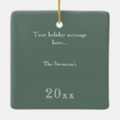 Joto the World 4 Fotos Personalisiert Keramikornament (Rückseite)