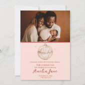 Joto the World Christmas Birth Announcement Einladung (Vorderseite)