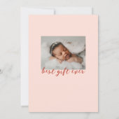 Joto the World Christmas Birth Announcement Einladung (Rückseite)