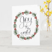 Joto the World Christmas Card Karte (Gelbe Blume)