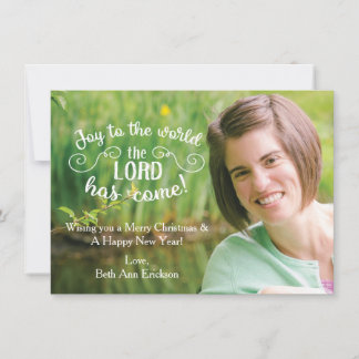 Joto the World Christmas Card Template Feiertagskarte