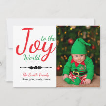 Joto the World Christmas Foto Card