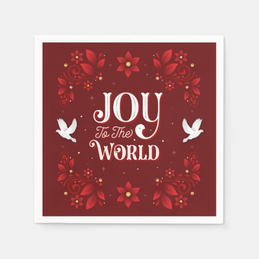Joto the World Christmas Party Paper Napkins Serviette (Vorderseite)