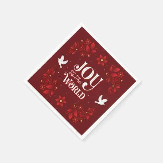 Joto the World Christmas Party Paper Napkins Serviette (Ecke)