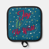 Joto the World Christmas Potholder Geschenk! Topflappen (Vorderseite)