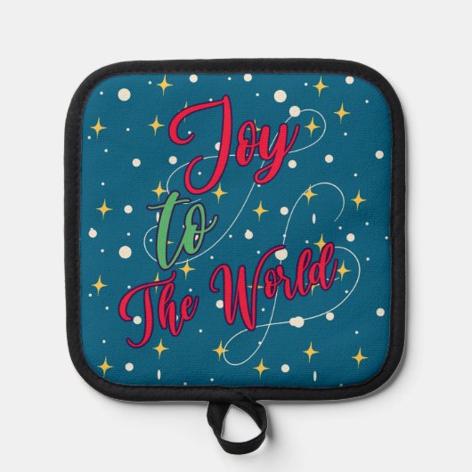 Joto the World Christmas Potholder Geschenk! Topflappen (Vorderseite)