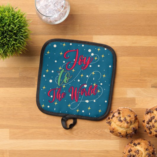 Joto the World Christmas Potholder Geschenk! Topflappen (Oben Unten)