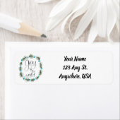 Joto the World Christmas Return Address Label (Insitu)