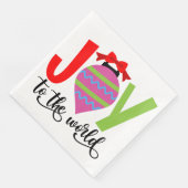 Joto the World Christmas Song Serviette (Ecke)