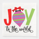 Joto the World Christmas Song Serviette (Vorderseite)