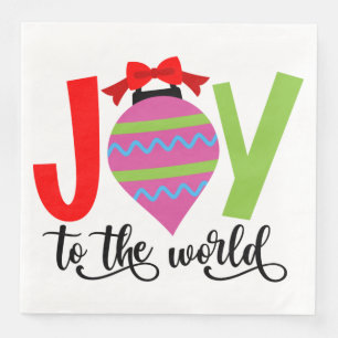 Joto the World Christmas Song Serviette