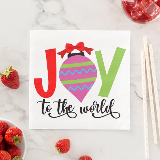 Joto the World Christmas Song Serviette (Beispiel)