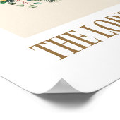 Joto the World Christmas Wreath Poster (Ecke)