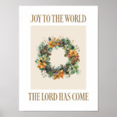 Joto the World Christmas Wreath Poster (Vorne)