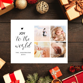 Joto the World Collage Weihnachten vier Fotos Postkarte